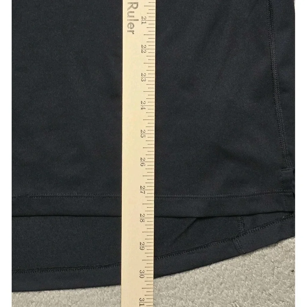 Nike Pro Mens L Short Sleeve Compression Shirt Slim Black Center Swoosh Dri Fit